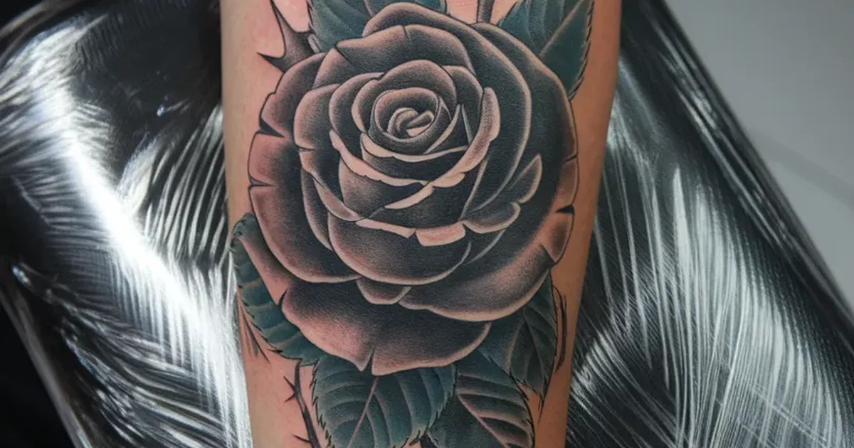 Black Rose Tattoo Ideas