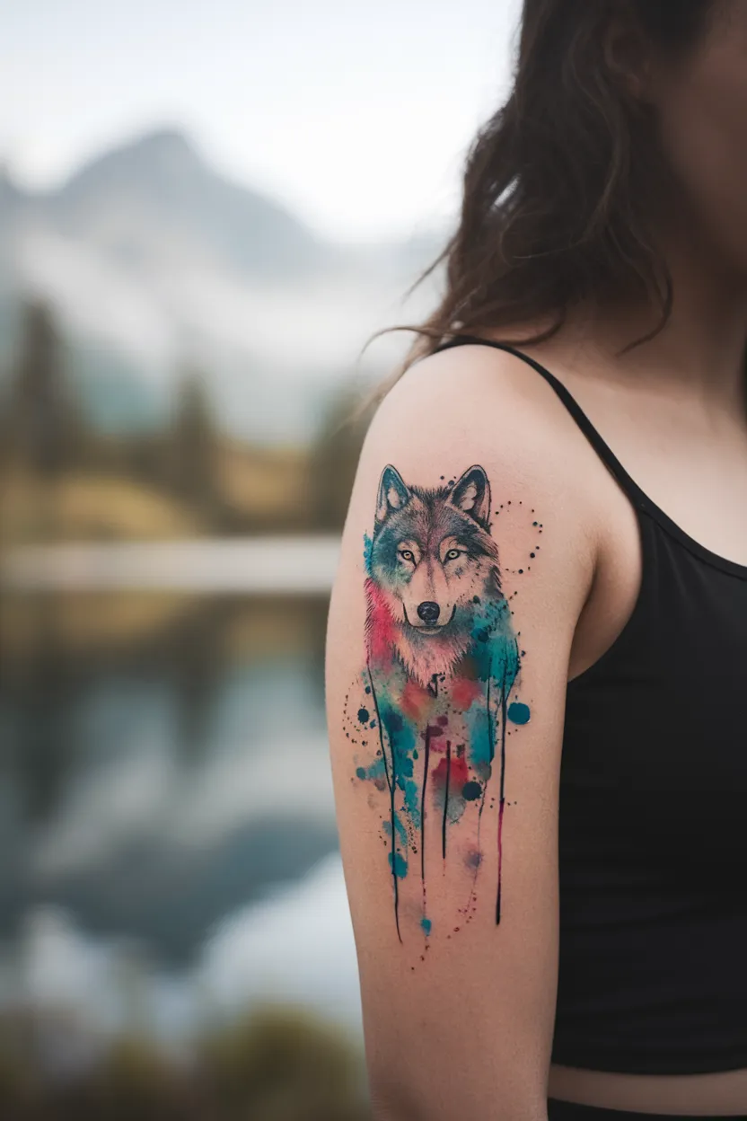 Lone Wolf Tattoo 4