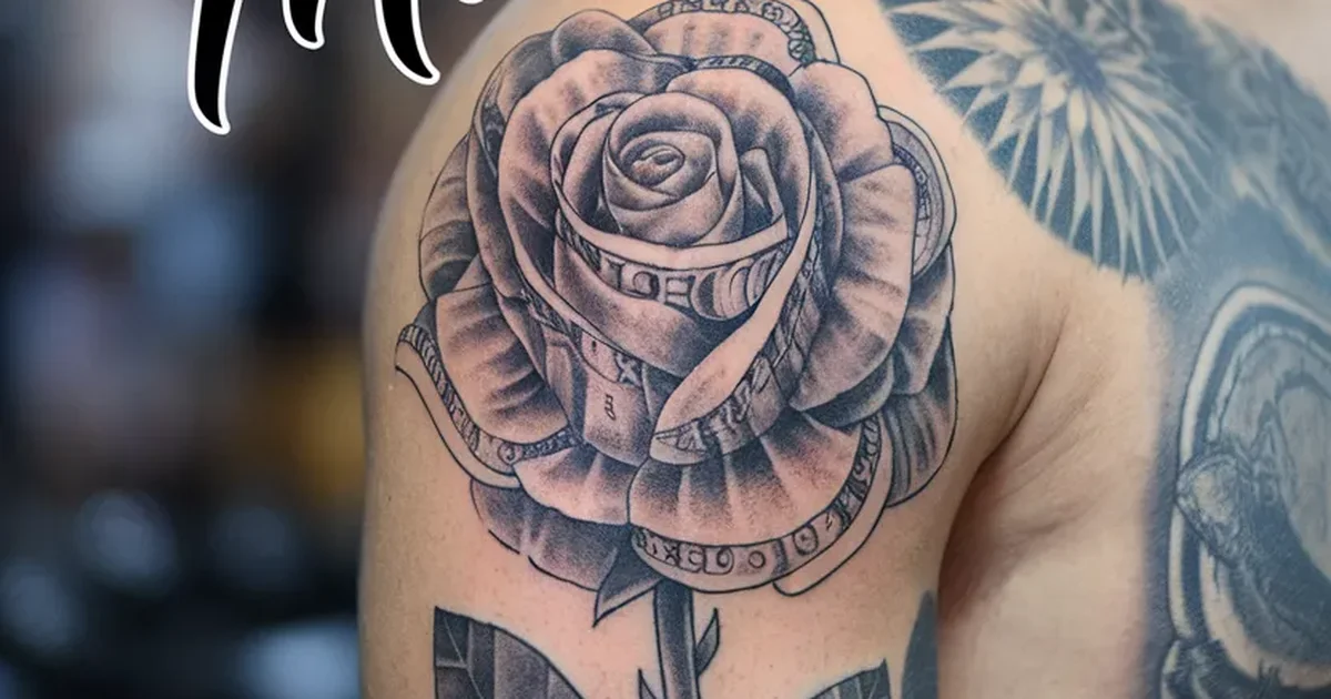 Money Rose Tattoo Ideas