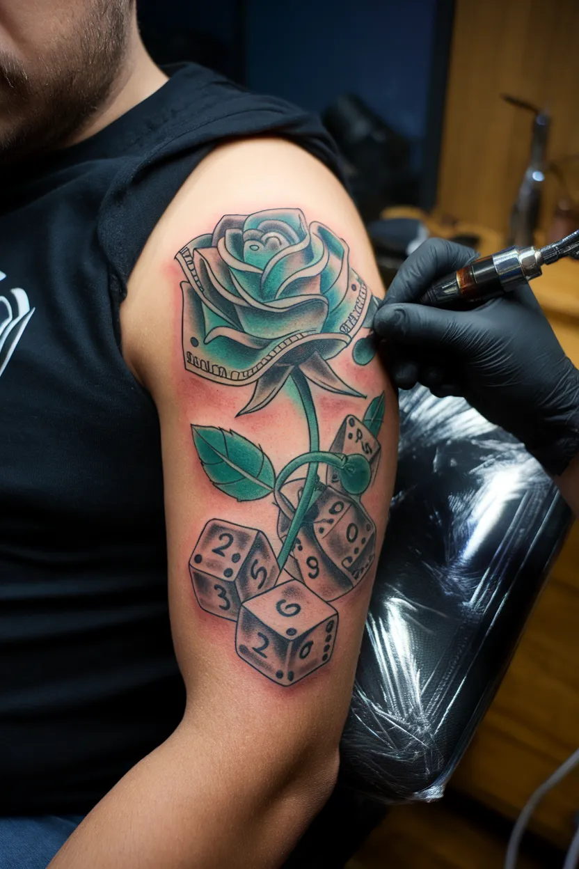 Money Rose With Dice
