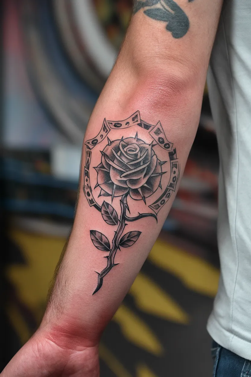 Money Rose With Thorn