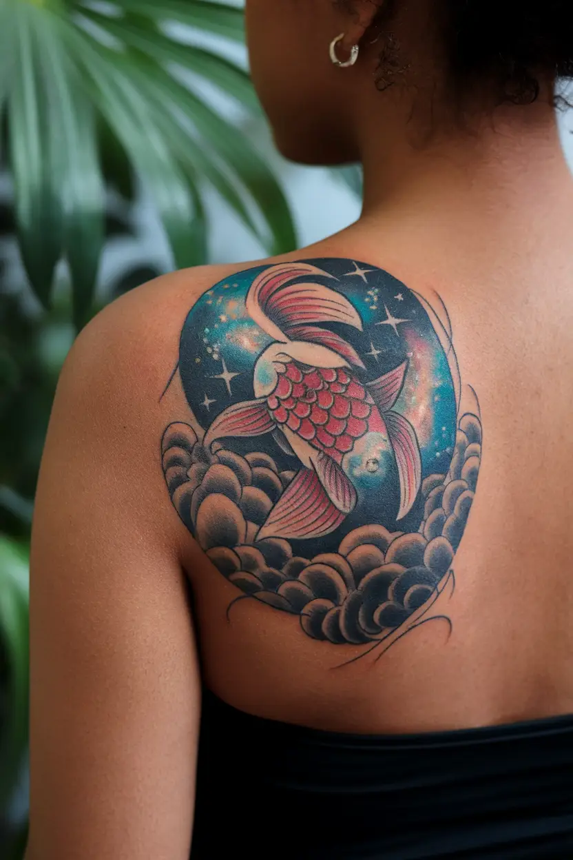 Galaxy Koi Fish