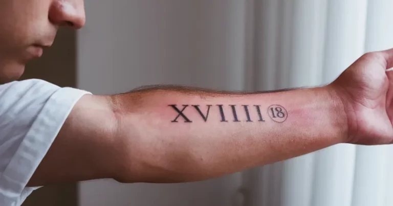 Roman Numeral Tattoo Ideas