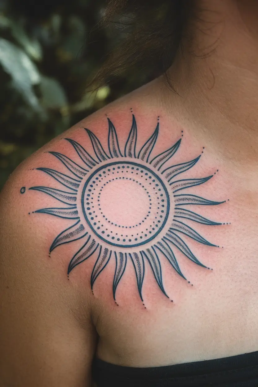 Sun Tattoo