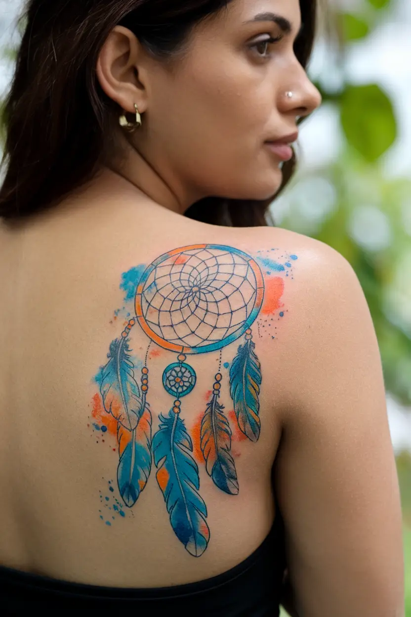 Watercolor Dreamcatcher