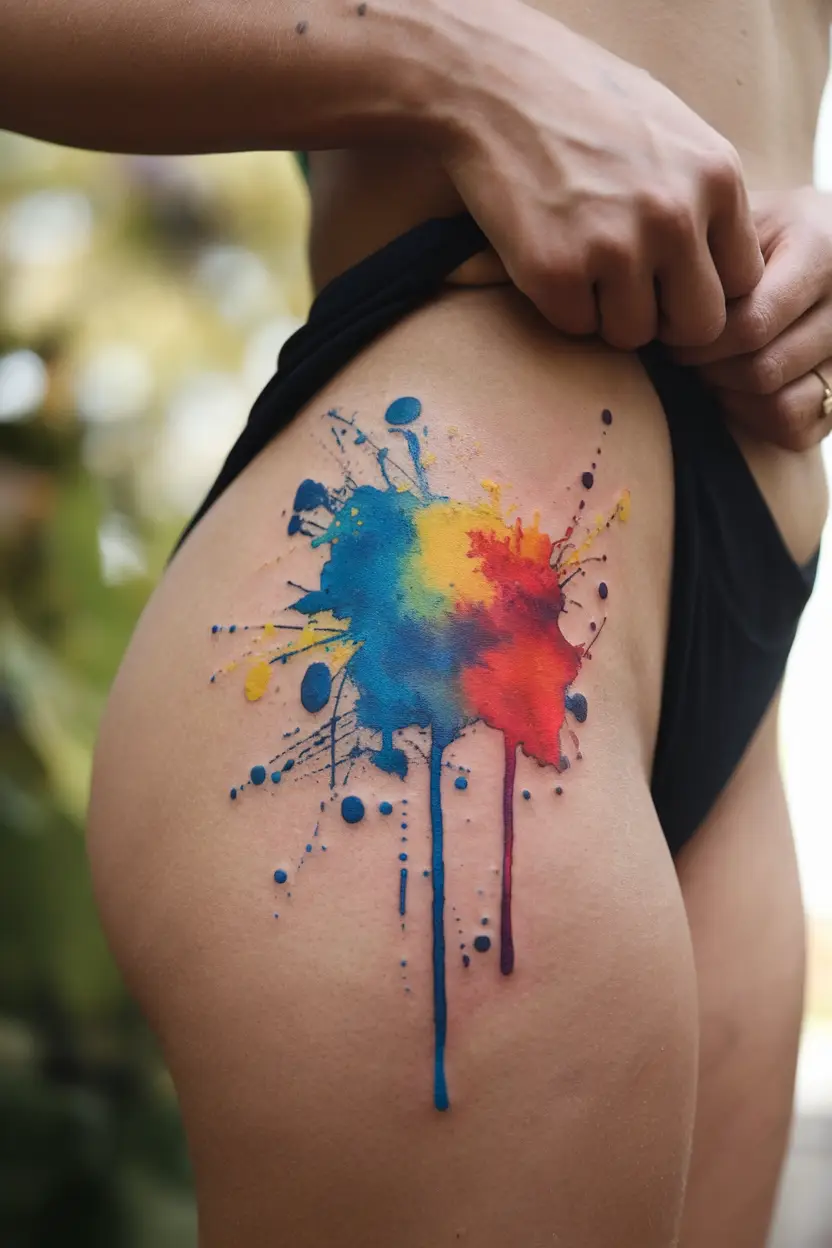 Watercolor Splashes