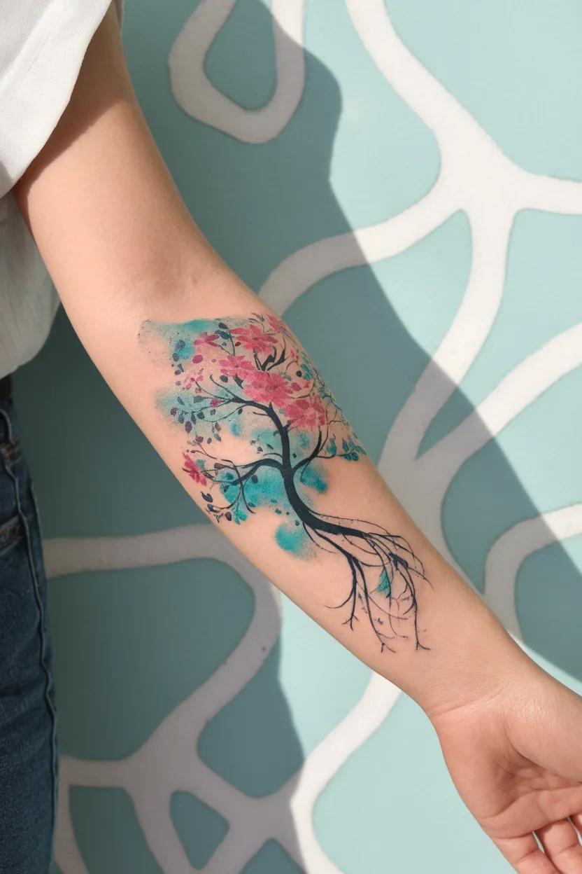 Watercolor Tree