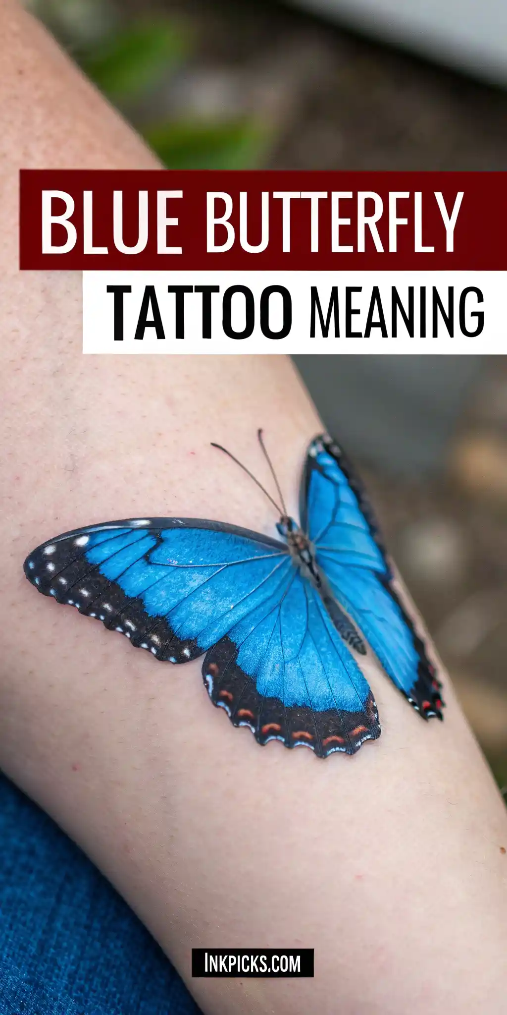Blue Butterfly Tattoo Meaning