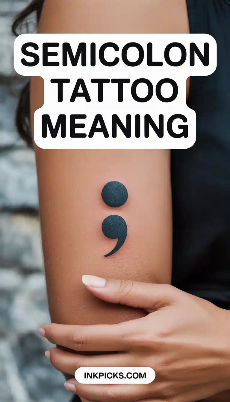 Semicolon Tattoo Meaning